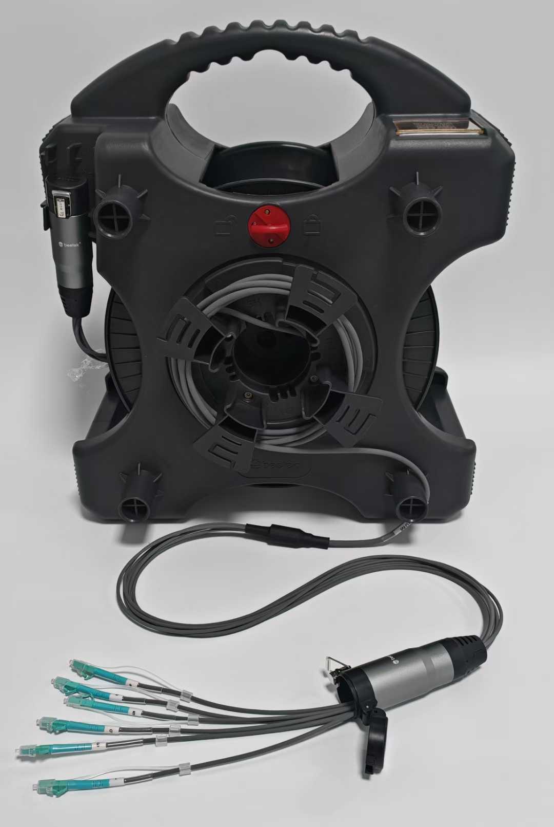 Tactical Outdoor LC Patch Cable with Drum